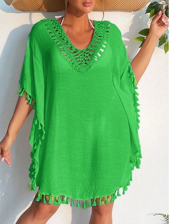 Lace Top W/ Fringes